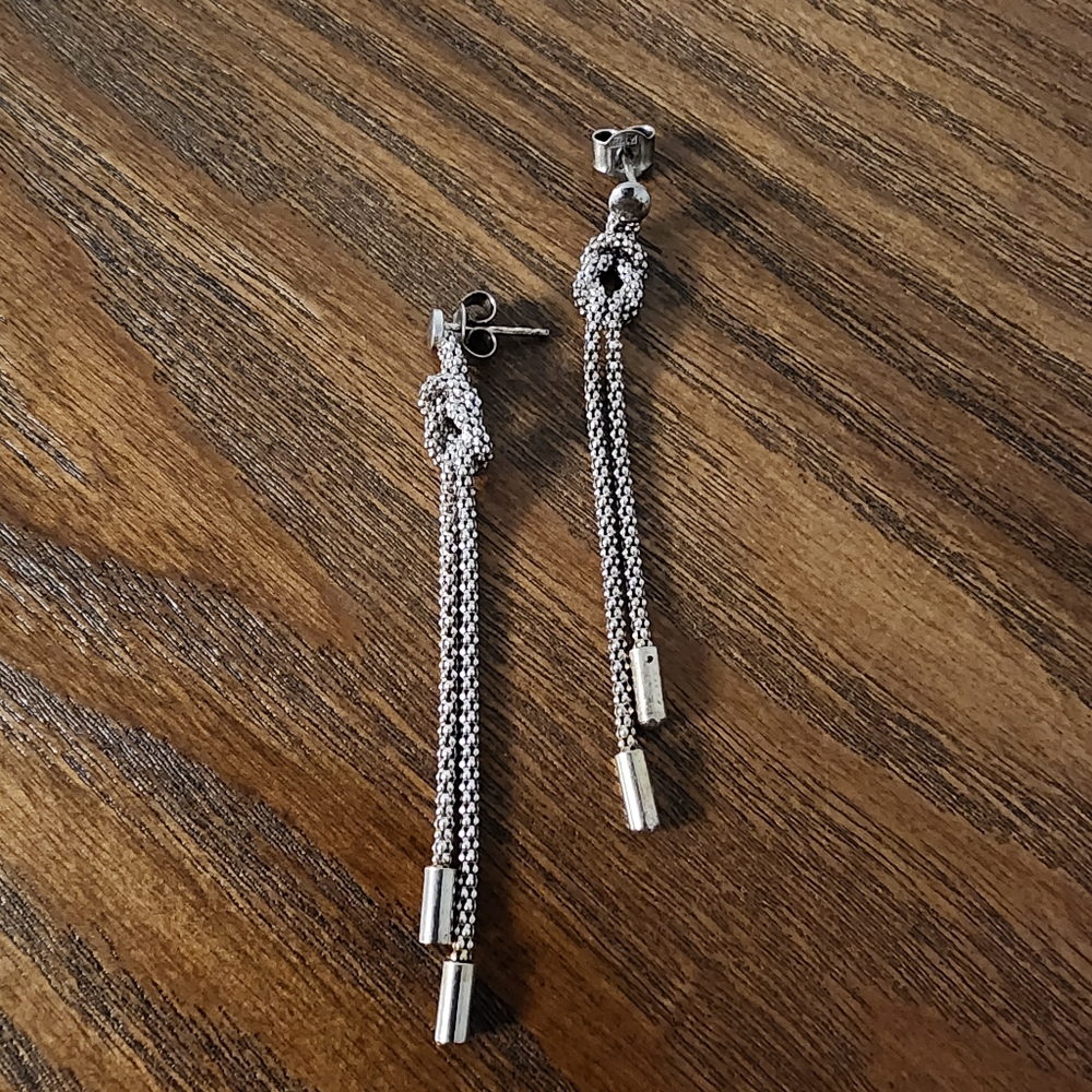 Savvy Cie Jewels Sterling Silver Tassel Earrings